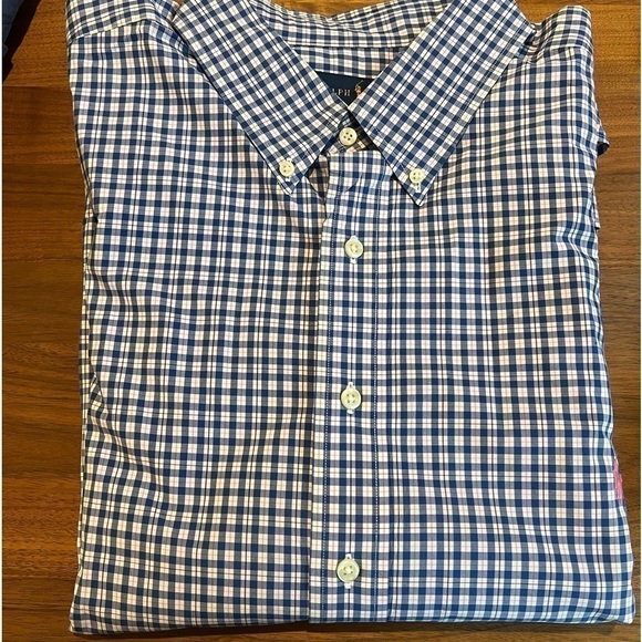 Polo Ralph Lauren Gingham Long Sleeve 2XB men’s gingham pattern academia H - Picture 9 of 9